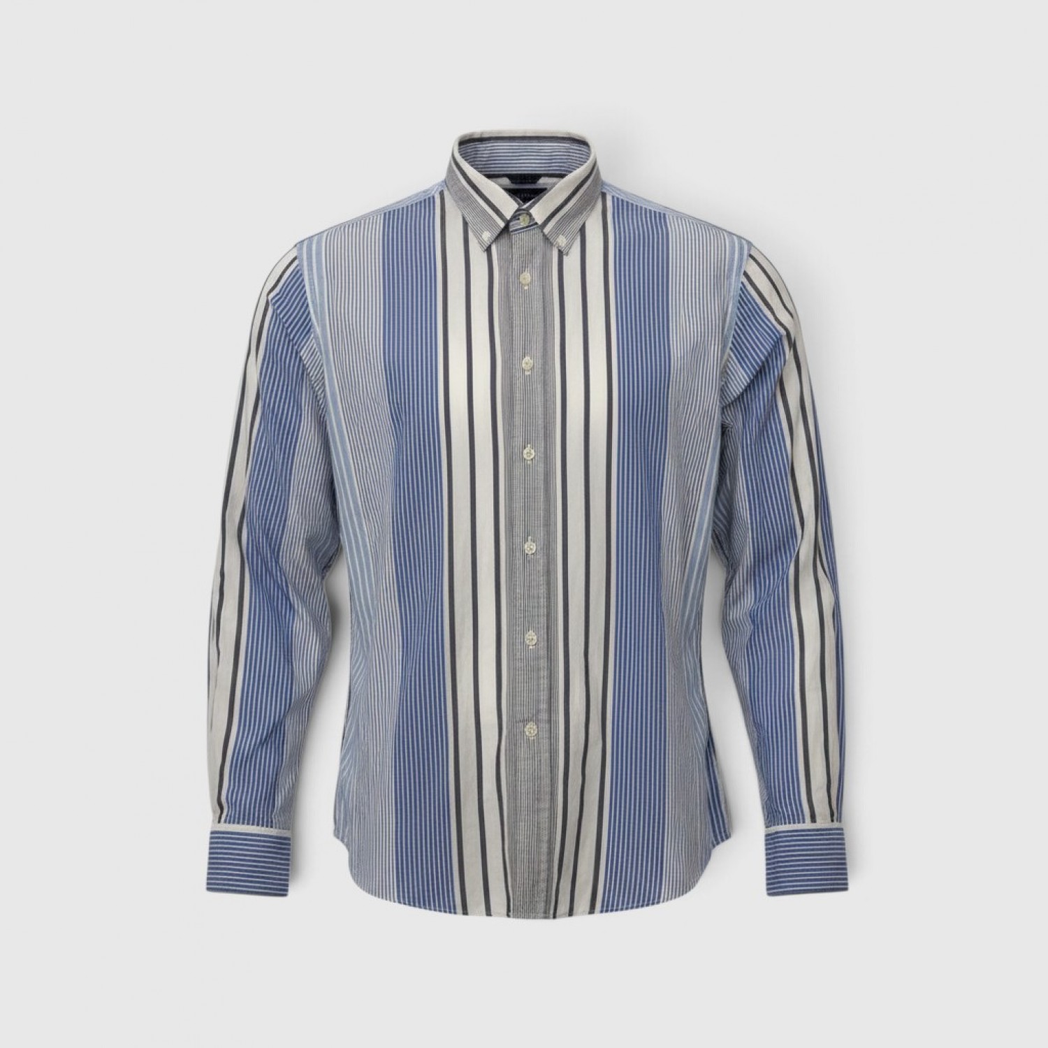 Tommy Hilfiger Ριγέ Πουκάμισο Μπλε & Λευκό / Pre-Owned